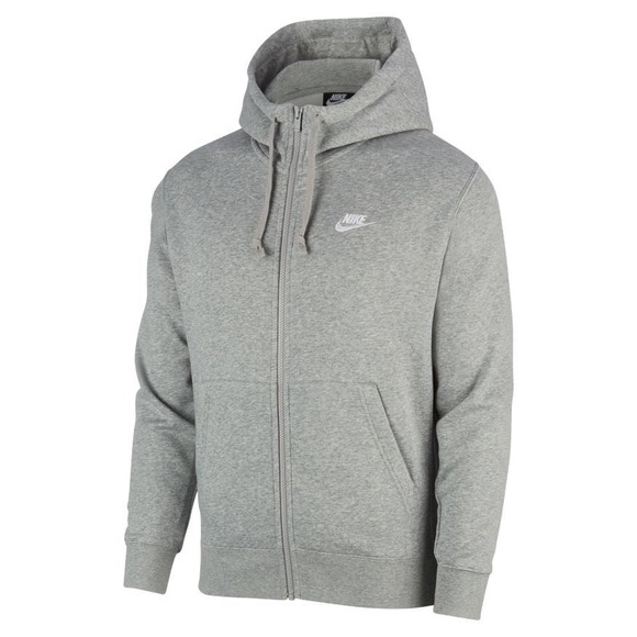 Nike Tops - Nike Full Zip Hoodie Women's Large Gray Sweatshirt Hooded Jacket